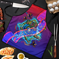 Belize Independence Day September 21 Apron Vibrant Tropical Sea Turtle Patriotic