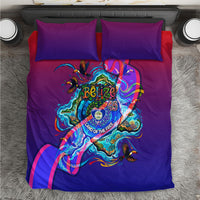 Belize Independence Day September 21 Bedding Set Vibrant Tropical Sea Turtle Patriotic