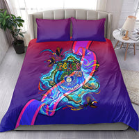 Belize Independence Day September 21 Bedding Set Vibrant Tropical Sea Turtle Patriotic