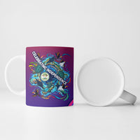 Belize Independence Day September 21 Ceramic Mug Vibrant Tropical Sea Turtle Patriotic