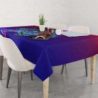 Belize Independence Day September 21 Tablecloth Vibrant Tropical Sea Turtle Patriotic