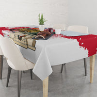 Malta Independence Day Tablecloth Maltese Flag Monument Coat Of Arms Halftone