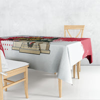 Malta Independence Day Tablecloth Maltese Flag Monument Coat Of Arms Halftone