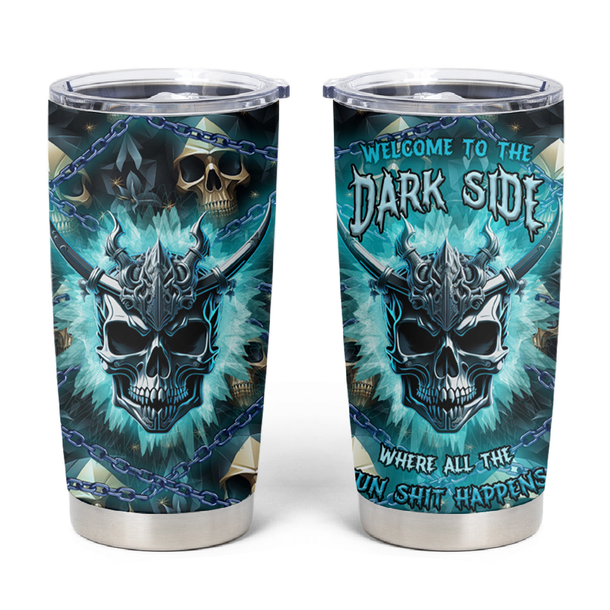 Welcome To The Dark Side Tumbler Cup - Wonder Print Shop