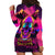 Foreuer Chasing Sunsets Skull Hoodie Dress - Wonder Print Shop