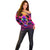 Foreuer Chasing Sunsets Skull Off Shoulder Sweater - Wonder Print Shop