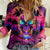 Foreuer Chasing Sunsets Skull Women Casual Shirt - Wonder Print Shop