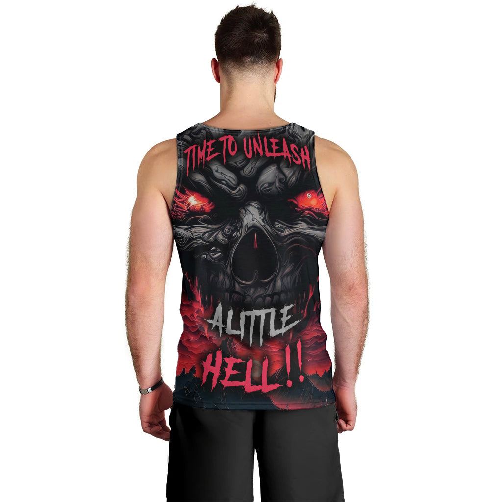 Time To Unleash Alittle Hell!! Men Tank Top - Wonder Print Shop