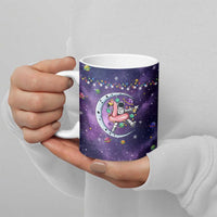Funny Astronauts Sit On Flamingo Christmas Ceramic Mug Xmas Holiday Patterns - Wonder Print Shop