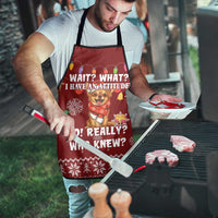 Chihuahua Attitude Christmas Apron Xmas Holiday Patterns - Wonder Print Shop