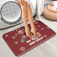 Chihuahua Attitude Christmas Bathroom Set Xmas Holiday Patterns - Wonder Print Shop