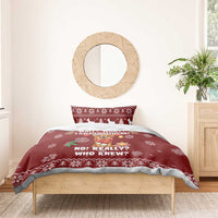 Chihuahua Attitude Christmas Bedding Set Xmas Holiday Patterns - Wonder Print Shop