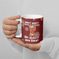 Chihuahua Attitude Christmas Ceramic Mug Xmas Holiday Patterns - Wonder Print Shop