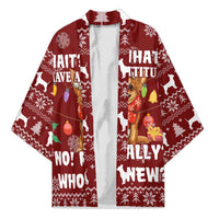 Chihuahua Attitude Christmas Kimono Xmas Holiday Patterns - Wonder Print Shop