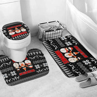 Chillin With My Snowmies Christmas Bathroom Set Xmas Holiday Patterns - Wonder Print Shop
