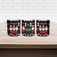 Chillin With My Snowmies Christmas Ceramic Mug Xmas Holiday Patterns - Wonder Print Shop