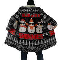 Chillin With My Snowmies Christmas Cloak Xmas Holiday Patterns - Wonder Print Shop
