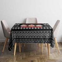 Chillin With My Snowmies Christmas Tablecloth Xmas Holiday Patterns - Wonder Print Shop