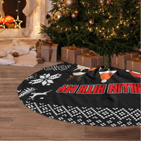 Chillin With My Snowmies Christmas Tree Skirt Xmas Holiday Patterns - Wonder Print Shop