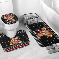 Christmas Brewdolph Reindeer Bathroom Set Xmas Holiday Patterns - Wonder Print Shop