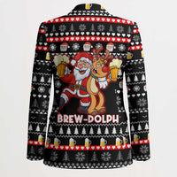 Christmas Brewdolph Reindeer Blazer Xmas Holiday Patterns - Wonder Print Shop