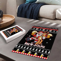 Christmas Brewdolph Reindeer Puzzle Xmas Holiday Patterns - Wonder Print Shop