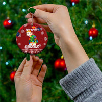 Chihuahua Dog Attitude Christmas Ceramic Ornament Xmas Holiday Patterns - Wonder Print Shop