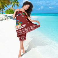 Chihuahua Dog Attitude Christmas Sarong Xmas Holiday Patterns - Wonder Print Shop