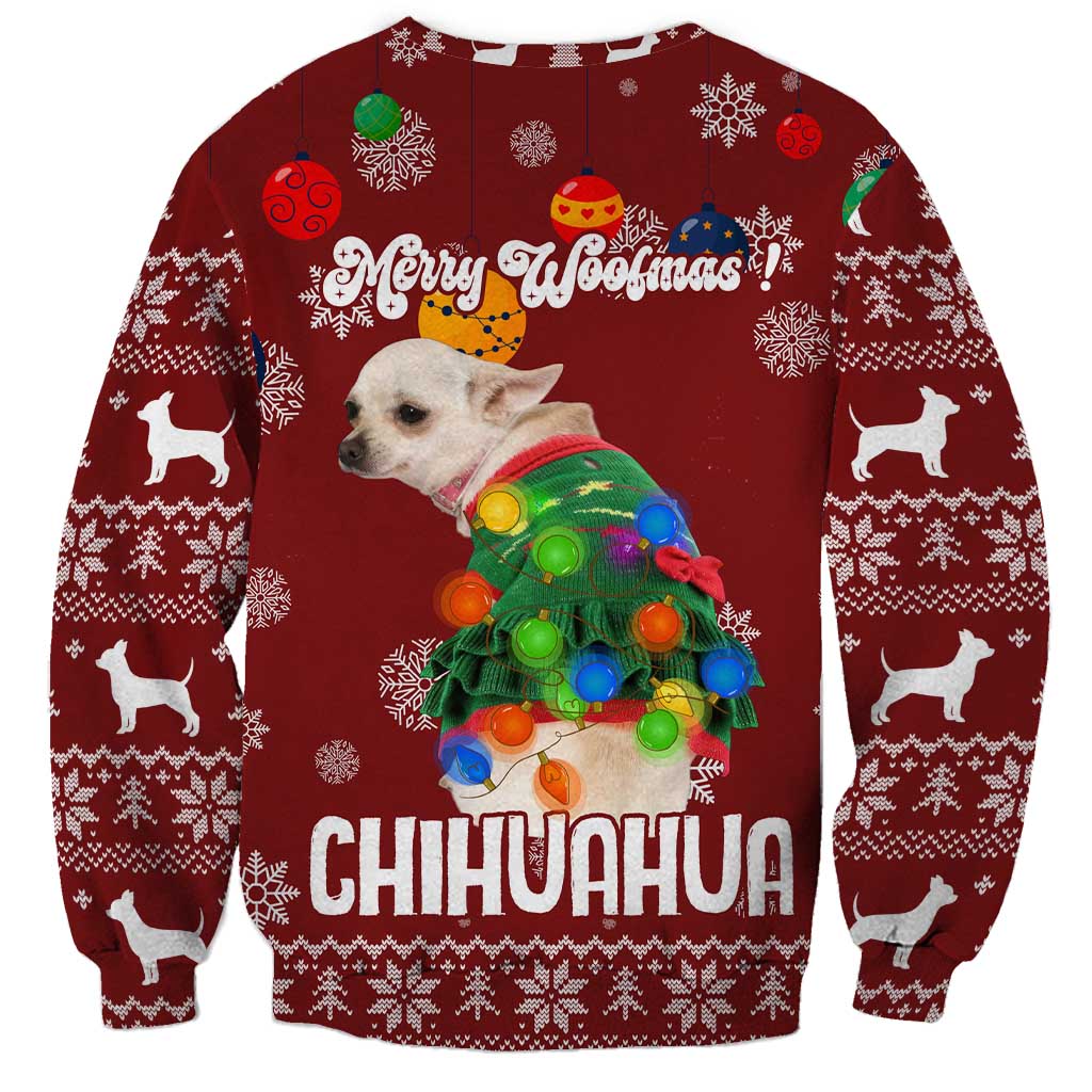 Chihuahua Dog Attitude Christmas Sweatshirt Xmas Holiday Patterns - Wonder Print Shop