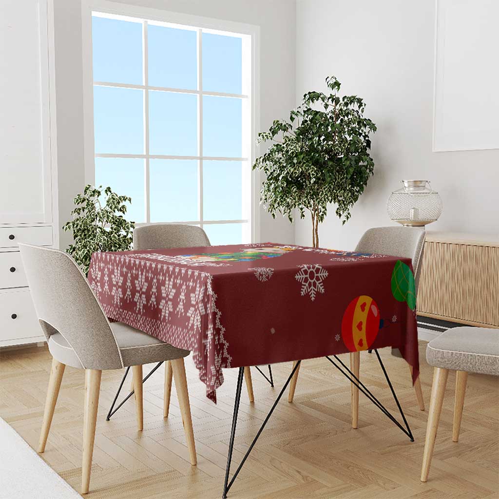 Chihuahua Dog Attitude Christmas Tablecloth Xmas Holiday Patterns - Wonder Print Shop