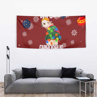 Chihuahua Dog Attitude Christmas Tapestry Xmas Holiday Patterns - Wonder Print Shop