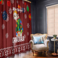 Chihuahua Dog Attitude Christmas Window Curtain Xmas Holiday Patterns - Wonder Print Shop