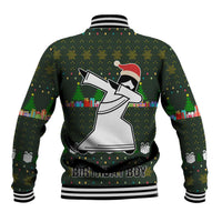 Jesus Birthday Boy Christmas Baseball Jacket Funny Xmas Holiday Patterns - Wonder Print Shop
