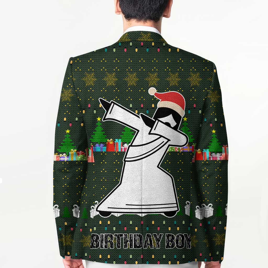 Jesus Birthday Boy Christmas Blazer Funny Xmas Holiday Patterns - Wonder Print Shop