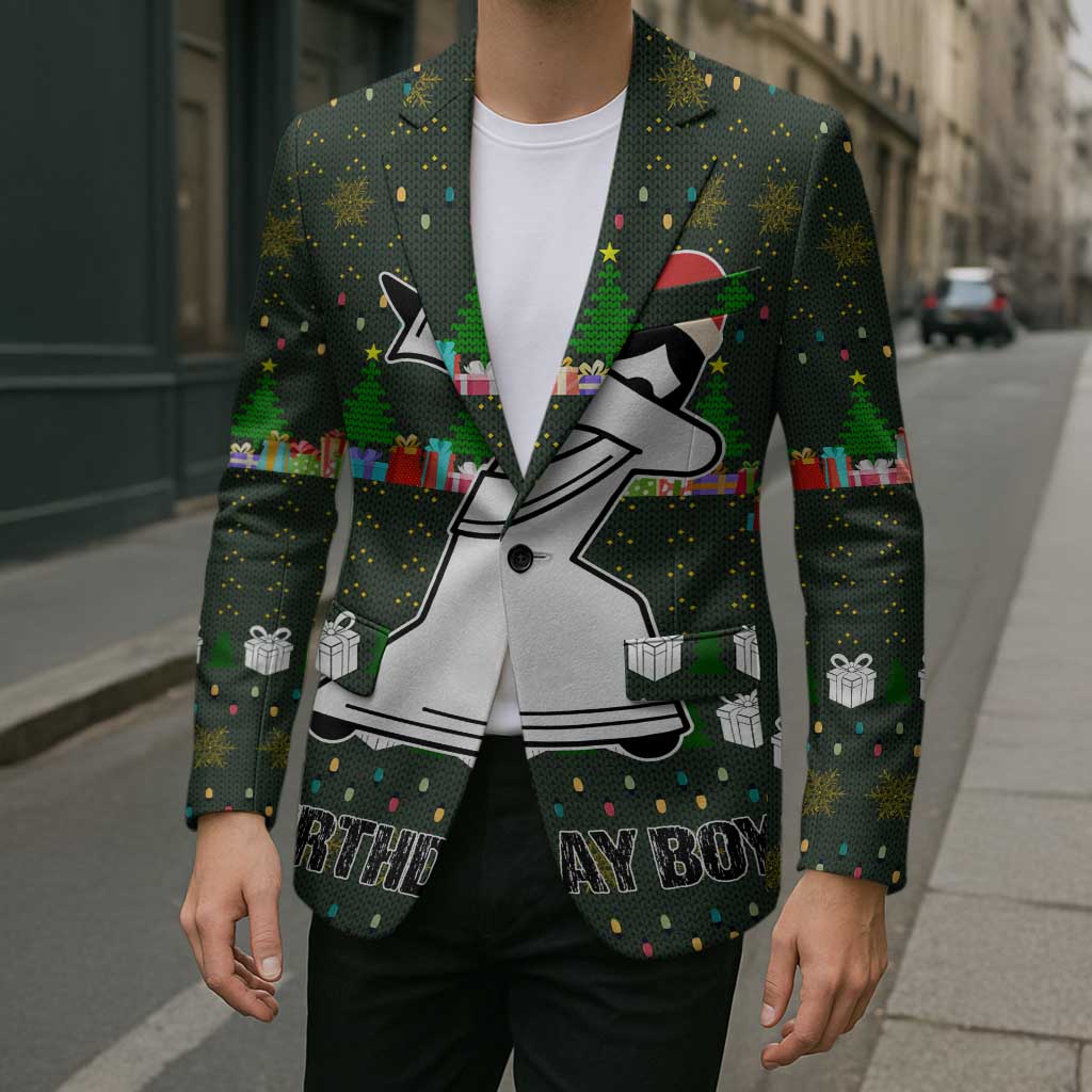 Jesus Birthday Boy Christmas Blazer Funny Xmas Holiday Patterns - Wonder Print Shop