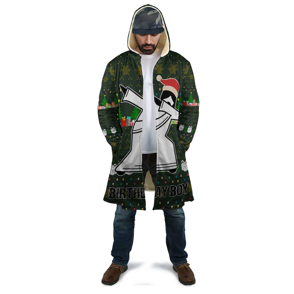 Jesus Birthday Boy Christmas Cloak Funny Xmas Holiday Patterns - Wonder Print Shop