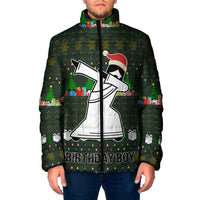 Jesus Birthday Boy Christmas Padded Jacket Funny Xmas Holiday Patterns - Wonder Print Shop