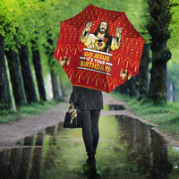 Jesus Birthday Christmas Umbrella Funny Xmas Holiday Patterns - Wonder Print Shop