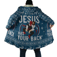 Jesus Has Your Back Jiu Jitsu Christmas Cloak Funny Xmas Holiday Patterns - Wonder Print Shop