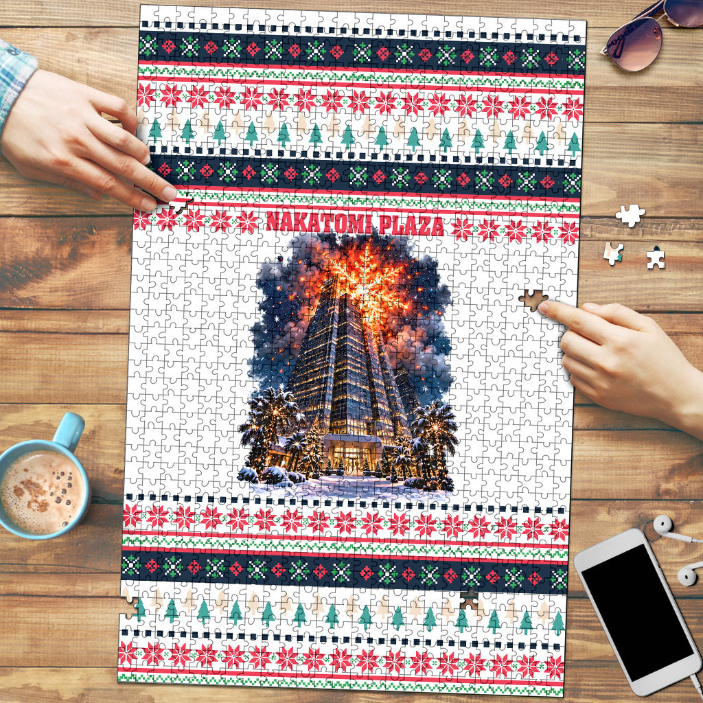 Christmas Nakatomi Plaza Puzzle Santa Ho Ho Ho Explosion