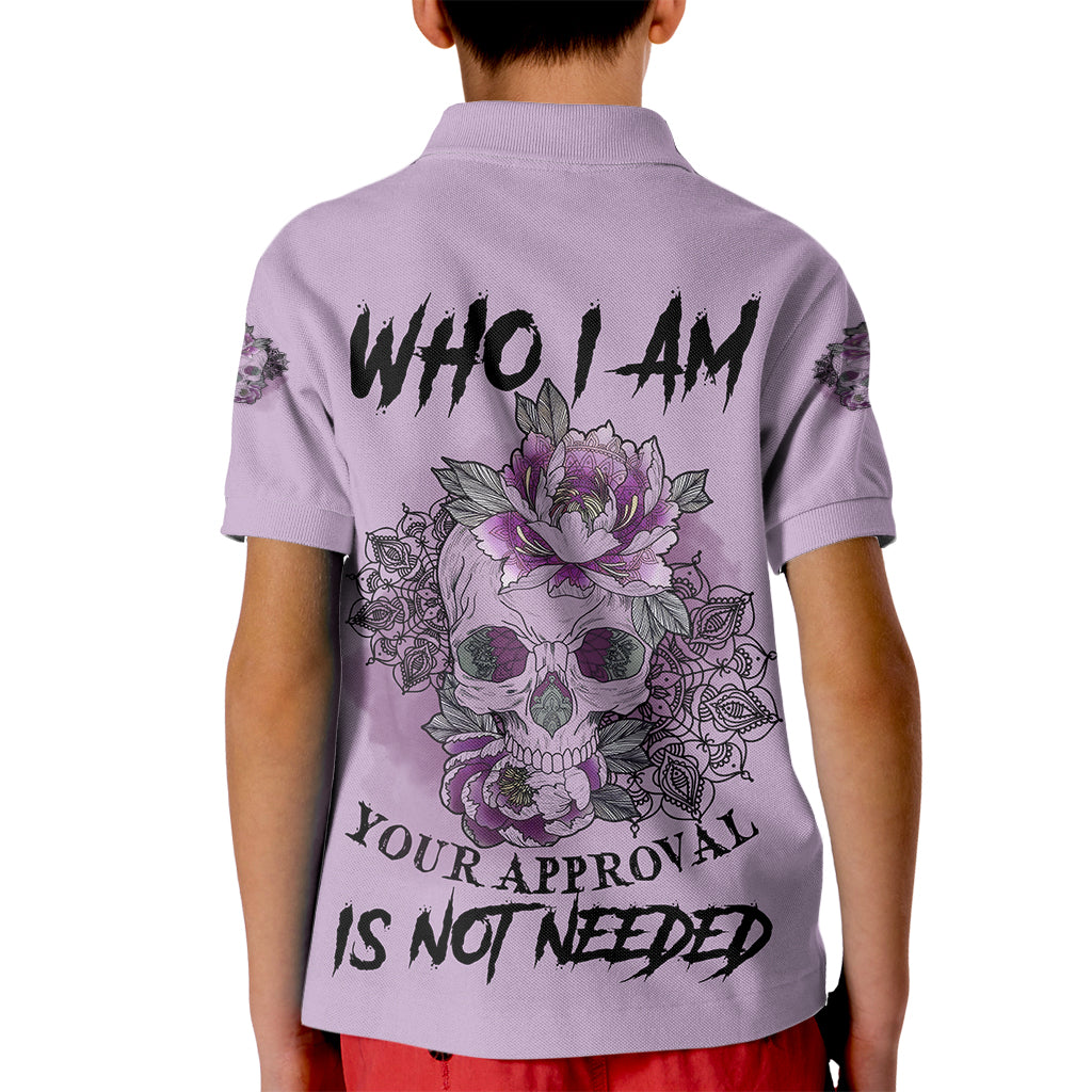 I Am Who I Am Skull Kid Polo Shirt - Wonder Print Shop