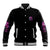 Underestimate Me Rose Skull Baseball Jacket - Wonder Print Shop