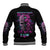 Underestimate Me Rose Skull Baseball Jacket - Wonder Print Shop