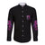 Underestimate Me Rose Skull Long Sleeve Button Shirt - Wonder Print Shop