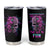 Underestimate Me Rose Skull Tumbler Cup