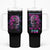 Underestimate Me Rose Skull Tumbler With Handle