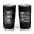 I'm Never Alone Skull Reaper Tumbler Cup