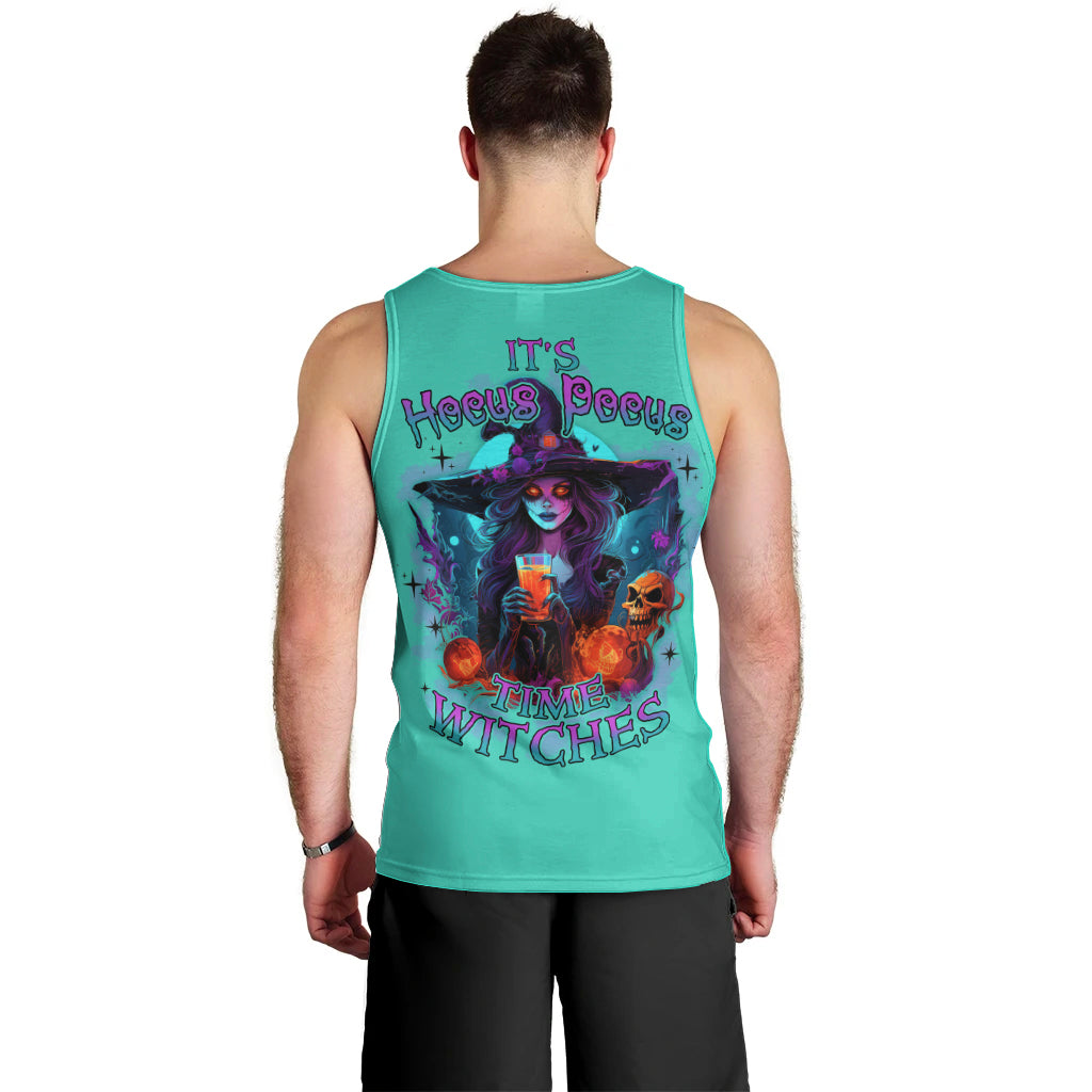 Hocus Pocus Time Witches Halloween Men Tank Top - Wonder Print Shop