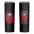 When I Was Born Fire Skull Skinny Tumbler