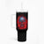 When I Was Born Fire Skull Tumbler With Handle